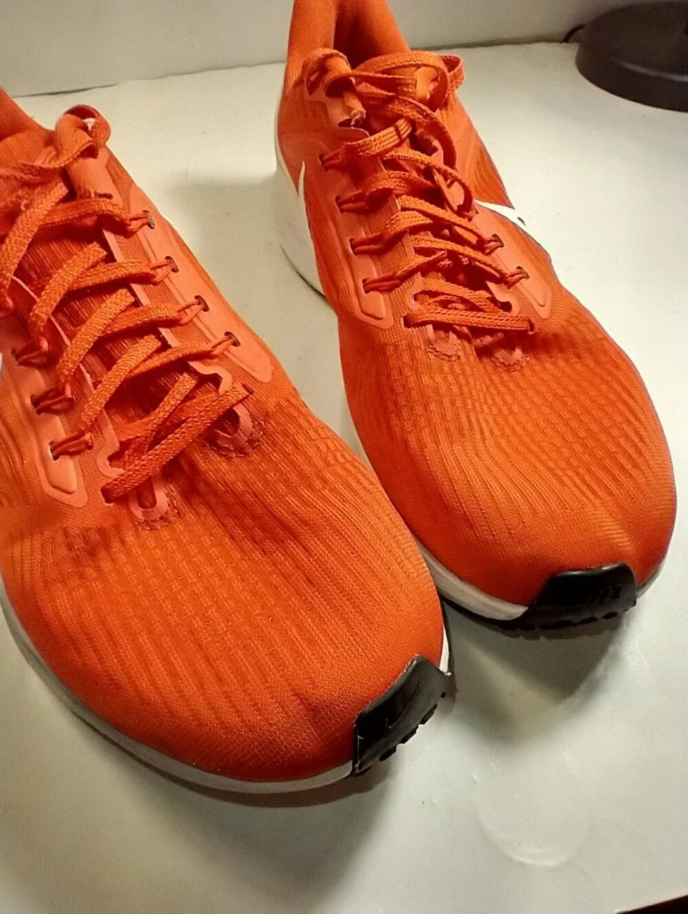 Nike Air Zoom Pegasus 39 Orange Athletic Running Shoes Women's sz 11.